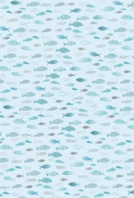 Produktbild von 10X Heyda 204772697 Motivkarton „Fische“, A4, 200 g/m², hellblau