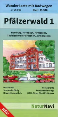 Obrázek produktu pro Pfalzský les 1. list 39-546, 1 : 25 000