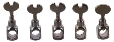 Nadelklemmen, 5 Stück, Nähmaschinen-Zubehör, Silber
