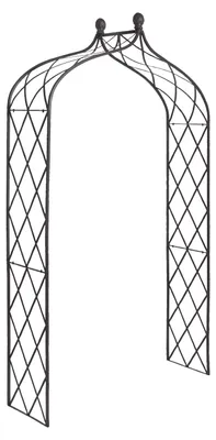 Produktbild von Dehner Rosenbogen Great Bentley, ca. 140 x 275 x 40 cm (B/H/T), Eisen pulverbeschichtet, braun