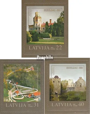 Produktbild von Briefmarken Lettland 2007 Mi 704-706 (kompl.Ausg.) postfrisch Sigulda
