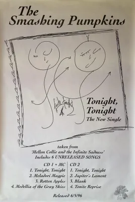 Produktbild von The Smashing Pumpkins - Tonight Tonight, 1996 - Plakat - 102x154 cm