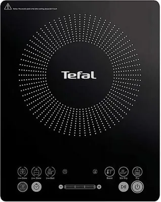 Produktbild von Tefal Everyday Induktionskochfeld IH2108, Schwarz, Arbeitsplatte, Zonen-Induktionskochfeld, 1 Zone(n), 1 Zone(n), Groß