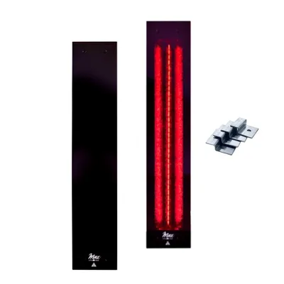 Immagine prodotto di Riscaldatore a infrarossi InfraROTmed MAX© 1300W per sauna e cabina a infrarossi per installazione e retrofit, riscaldatore a spettro completo, riscaldatore a soffitto, luce rossa