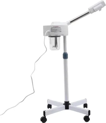 Produktbild von Gesichtsdampfer - Ozon-Dampfer - 360° drehbarer Arm - Salon-Standgerät auf Rollen - Porenreiniger - Wasserbehälter