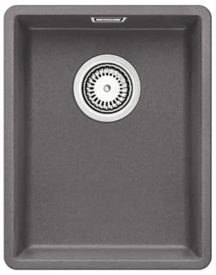 Produktbild von BLANCO SUBLINE 320-F flächenbündige Spüle / SILGRANIT / Felsgrau / Stopfen
