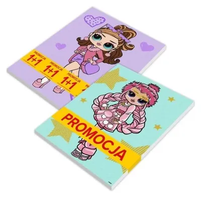Obrázek produktu pro Malování podle čísel - L.O.L, 30x40 cm, 2 kusy - Ideyka