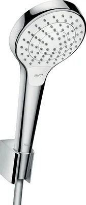 Produktbild von hansgrohe Croma Select S Brausenset Vario weiß/chrom, 1 Stk.