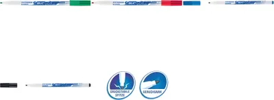 Produktbild von Bic Filzstift 1721 Whiteboard rund blau 1,5 mm