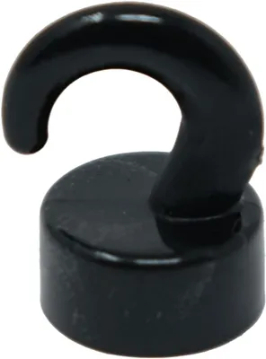 Immagine prodotto di Piccoli ganci magnetici, dimensioni 12 mm x 20 mm, confezione da 10 pezzi, ideali per frigoriferi e uffici