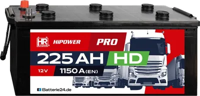 Produktbild von HR HiPower LKW Pro HD Batterie 12V 225Ah