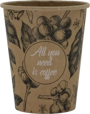 Image de 1000 pcs gobelets en carton Coffee to go gobelets jetables 0,3L 300ml