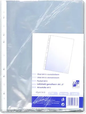 Image de Karton P+P Pochette transparente A4 U brillant Eurofold brillant 2-079