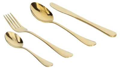 Image de Service de couverts en or, 24 pièces