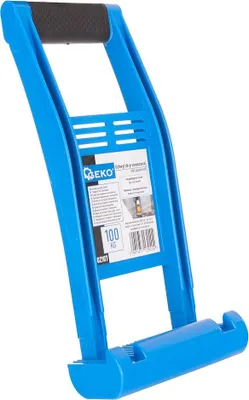 Image de Poignée ergonomique pour la manipulation de plaques de plâtre et d'osb - Plastique Abs robuste, supporte jusqu'à 100 kg, adhérence antidérapante pour un travail sans effort.