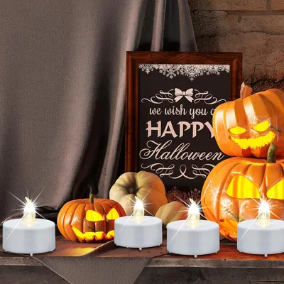 Immagine prodotto di Candele a LED, 24 pezzi, candele a batteria senza fiamma, realistiche e luminose, con effetto tremolante, batteria a lunga durata (oltre 200 ore), ideali per matrimoni