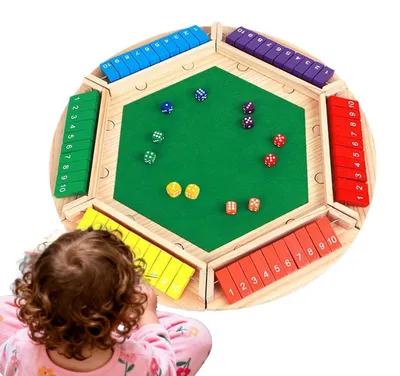 Image de Jeu de société éducatif avec des figurines en bois pour enfants
