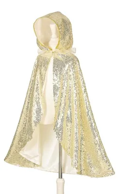 Image de Pelerine en paillettes dorées pour filles, Souza!