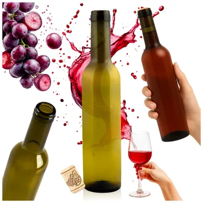 Zdjęcie produktu dla Zestaw 50 sztuk - Bordeaux 375 ml na wino, nalewki, cydr