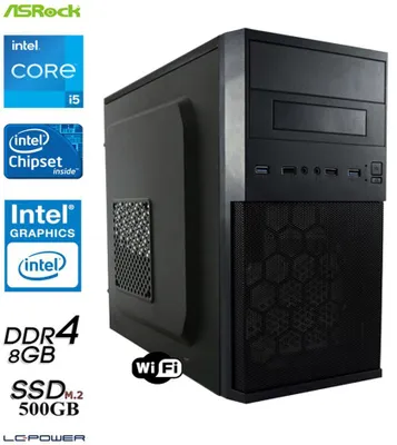 Produktbild von BasicPC DVD/RW i5-13600 8GB DDR4 500GB M.2 W11Pro