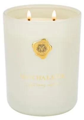 Produktbild von Duftkerze Matcha Latte 470g Sojawachs 90h Brenndauer 2 Dochte Glasbehälter