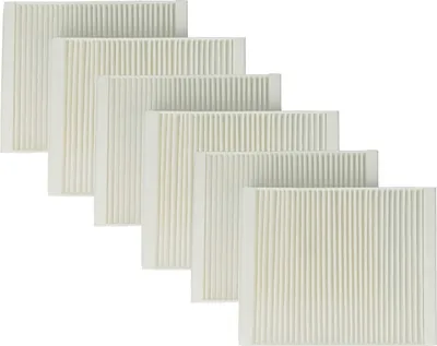 Produktbild von vhbw 6x Luftfilter M5 Ersatz für Lunos 040109, 040 109 für Lüfter, Badlüfter, Ventilator, Lüftungsgerät - Weiß