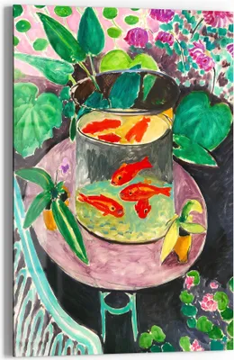 Produktbild von DEQOART Glasbild Echtglas 60x90 cm 'Exotische Wassersinfonie' Wandbild Bild modern Deko