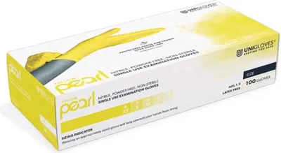 Produktbild von Nitril Yellow Pearl M 100St