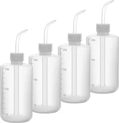 Image de JESSTOLO Bouteille de lavage en plastique 3 pièces 250ml Pissette laboratoire Irrigation des plantes