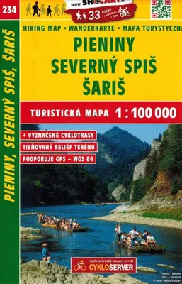Image de SC 234 Pieniny, Severny Spis, Saris 1:100 000