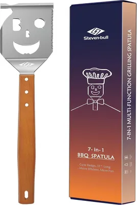 Produktbild von Grillspatel 7-in-1 Multifunktion Grillwerkzeug Papa-Geschenke