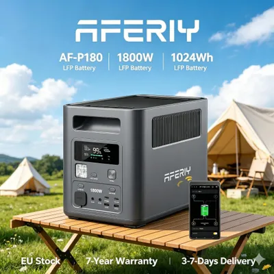Produktbild von AFERIY AF-P180 Powerstation 1024Wh 1800W LiFePO4 USB-C 140W