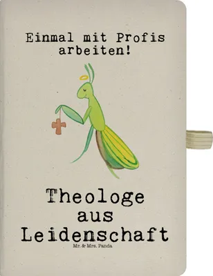 Produktbild von Mr. & Mrs. Panda notizbuch Theologe Leidenschaft - Transparent - Geschenk, Schreibbuch, Adressbuch, Tagebuch, Journal, Skizzenbuch