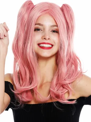 Produktbild von WIG ME UP Perücke Cosplay lang Zöpfe Rosa Lolita GFW3156A-T2312