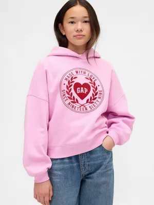 Produktbild von GAP Oversize-Sweatshirt für Kinder mit Logo im Vintage-Stil XS