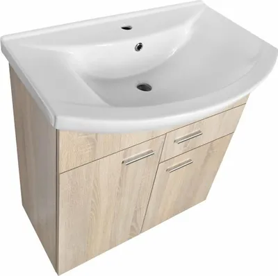 Obrázok produktu pre Skrinka pod umývadlo Sapho Zoja dub 71,5 x 74 x 34,3 cm