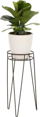 Productafbeelding van Famanu plantenstandaard met moderne poten - 19,3 x 19,3 x 42,5 cm