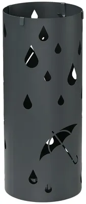 Produktbild von HOMCOM Schirmständer Regenschirmständer mit 4 Haken und abnehmbarer Tropfschale
