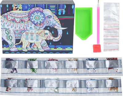 Produktbild von Diamantmalerei-Schmuckschatulle, 5D-DIY-Aufbewahrungsbehälter, Stickerei-Sets, Heimdekoration