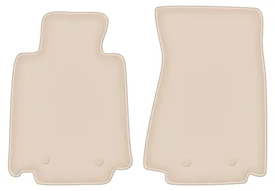 Produktbild von DURBAN Beige Velours-Fußmatten vorne für Nissan 370Z Coupé, Roadster (2009-2020)
