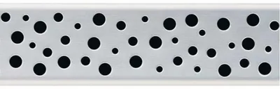 Produktbild von Alcadrain Duschrost BUBLE für Duschrinnen, Edelstahl-Matt 1150 mm