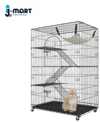 Image de Panier pour chat d'intérieur et d'extérieur, pliable, 90 x 60 x 133 cm, jusqu'à 13 kg