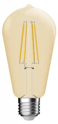 Produktbild von Nordlux LED Lampe DecoE27 E27 ST64 7,2W 660lm 2500K extra-warmweiß dimmbar Goldfarben 2680112727