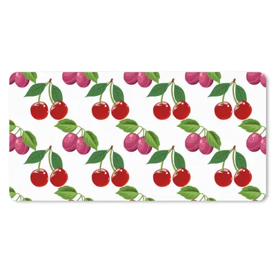 Produktbild von MuchoWow® Mauspad Mousepad Kirschen - Muster - Obst 60x30 cm - Mousepads - Maus Mat - Pad - Mausunterlage - Nachhaltig