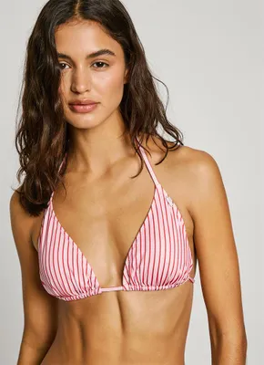 Produktbild von Pepe Jeans Vrt Stripes Tr Bikinioberteil Rosa S Frau Rosa S