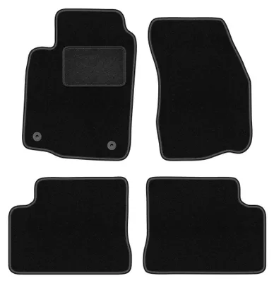 Obrázek produktu pro Velurové autokoberce pro: Mitsubishi Colt V / CJO 1996-2003 (hatchback) – sada 4 ks, černé, na míru – Wielganizator LUX