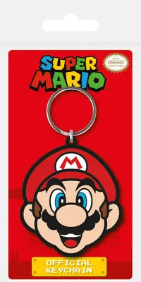 Produktbild von Super Mario Gummi-Schlüsselanhänger Mario 6 cm