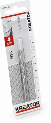 Obrázok produktu pre KREATOR KRT010108 - HSS vrták do kovu 4x75 mm