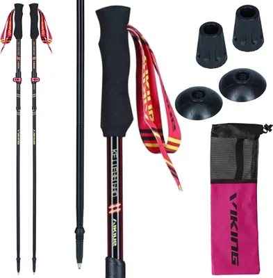 Zdjęcie produktu dla Viking Kettera Pro Lady Black/Fuchsia 37 - 125 cm Kije trekkingowe
