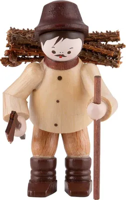 Immagine prodotto di Miniatura di uomo in legno naturale altezza circa 5,5 cm NUOVO